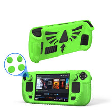 Load image into Gallery viewer, For Steam Deck V V4-1 Silicone Non-slip Protective Case for Pocket Consoles with Holder Function, V4-1(Green), V4-1(Blue), V4-1Black), V4-1(Red)
