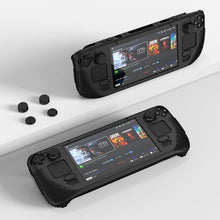 Load image into Gallery viewer, For Steam Deck V V4-1 Silicone Non-slip Protective Case for Pocket Consoles with Holder Function, V4-1(Green), V4-1(Blue), V4-1Black), V4-1(Red)
