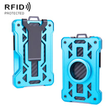 Load image into Gallery viewer, For AirTag 2nd Gen / AirTag 1st Gen Card Holder Metal Anti-Theft RFID Wallet, ak-4 A Black, ak-4 A Blue, ak-4 A  Silver, ak-4 A  Gray, ak-4 B  Black, ak-4 B Silver, ak-4 B Blue, ak-4 B Gray