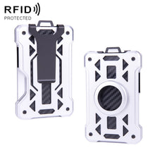 Load image into Gallery viewer, For AirTag 2nd Gen / AirTag 1st Gen Card Holder Metal Anti-Theft RFID Wallet, ak-4 A Black, ak-4 A Blue, ak-4 A  Silver, ak-4 A  Gray, ak-4 B  Black, ak-4 B Silver, ak-4 B Blue, ak-4 B Gray