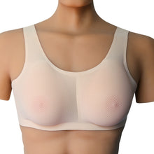 Load image into Gallery viewer, CD Crossdressing Silicone Fake Breast Vest Underwear, AA+XS 400g, A+S 500g, B+M 600g, C+L 800g, D+XL 1000g, DD+XXL 1200g, E+XXXL 1400g, EE+XXXXL 1600g