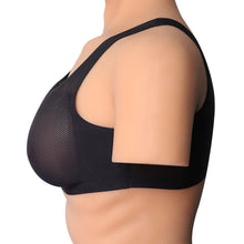 Load image into Gallery viewer, CD Crossdressing Silicone Fake Breast Vest Underwear, AA+XS 400g, A+S 500g, B+M 600g, C+L 800g, D+XL 1000g, DD+XXL 1200g, E+XXXL 1400g, EE+XXXXL 1600g