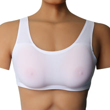 Load image into Gallery viewer, CD Crossdressing Silicone Fake Breast Vest Underwear, AA+XS 400g, A+S 500g, B+M 600g, C+L 800g, D+XL 1000g, DD+XXL 1200g, E+XXXL 1400g, EE+XXXXL 1600g