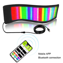 Load image into Gallery viewer, Car LED Flexible Display Cell Phone APP Control Bluetooth Connection, S1664RGB 390x107mm, S1696RGB 672x122mm, S3264RGB 390x187mm, S3296RGB 672x218mm