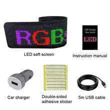 Load image into Gallery viewer, Car LED Flexible Display Cell Phone APP Control Bluetooth Connection, S1664RGB 390x107mm, S1696RGB 672x122mm, S3264RGB 390x187mm, S3296RGB 672x218mm