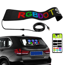 Load image into Gallery viewer, Car LED Flexible Display Cell Phone APP Control Bluetooth Connection, S1664RGB 390x107mm, S1696RGB 672x122mm, S3264RGB 390x187mm, S3296RGB 672x218mm