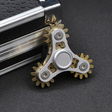Load image into Gallery viewer, Linkage Fidget Spinner Decompression Toy, Four Gear Upgraded Version Ink(Blue), Four Gear(Silver), Four Gear(Black), Four Gear Upgraded Version(Black), Four Gear Upgraded Version(Silver)