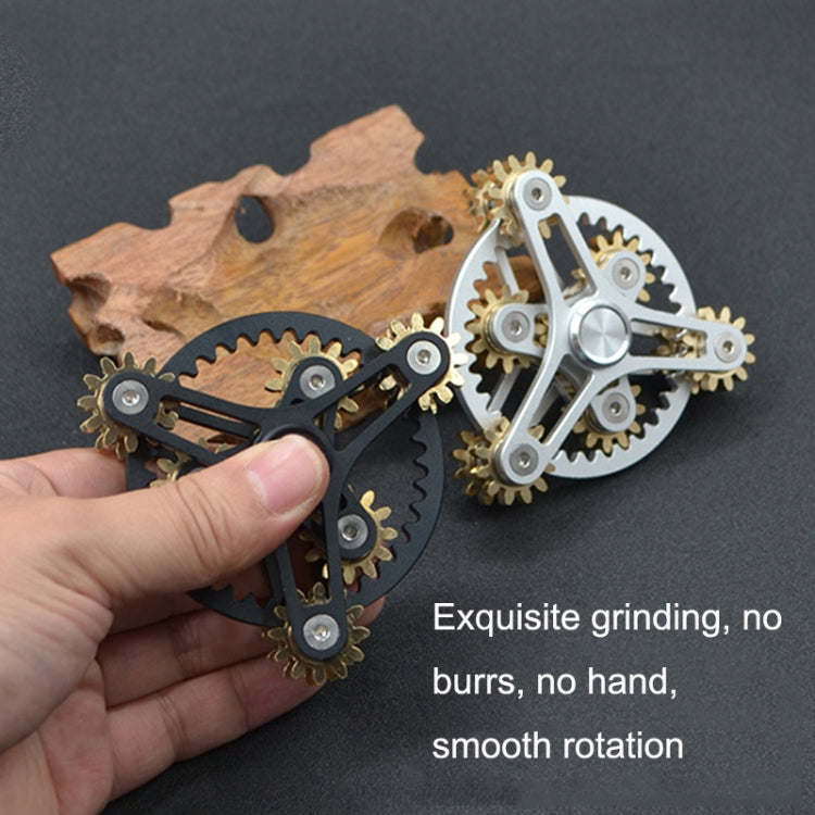 Linkage Fidget Spinner Decompression Toy, Four Gear Upgraded Version(Silver), Four Gear Upgraded Version Ink(Blue), Four Gear(Silver), Four Gear(Black), Four Gear Upgraded Version(Black)