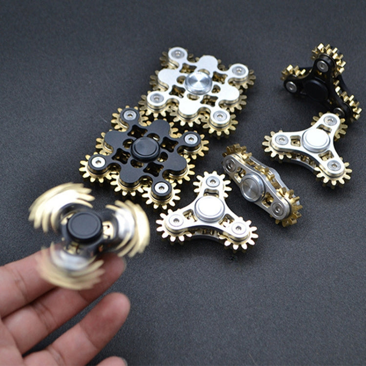 Linkage Fidget Spinner Decompression Toy, Four Gear Upgraded Version(Silver), Four Gear Upgraded Version Ink(Blue), Four Gear(Silver), Four Gear(Black), Four Gear Upgraded Version(Black)