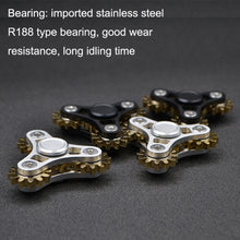 Load image into Gallery viewer, Linkage Fidget Spinner Decompression Toy, Four Gear Upgraded Version Ink(Blue), Four Gear(Silver), Four Gear(Black), Four Gear Upgraded Version(Black), Four Gear Upgraded Version(Silver)