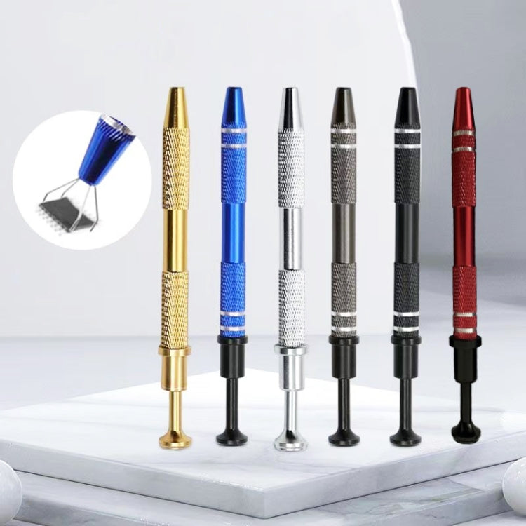 2pcs IC Chip Picker Electronic Component Parts Picker Capacitor IC Grabber Clips, 2pcs Red, 2pcs Dark Brown, 2pcs Blue, 2pcs Black, 2pcs Gold, 2pcs Silver