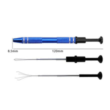 Load image into Gallery viewer, 2pcs IC Chip Picker Electronic Component Parts Picker Capacitor IC Grabber Clips, 2pcs Red, 2pcs Dark Brown, 2pcs Blue, 2pcs Black, 2pcs Gold, 2pcs Silver