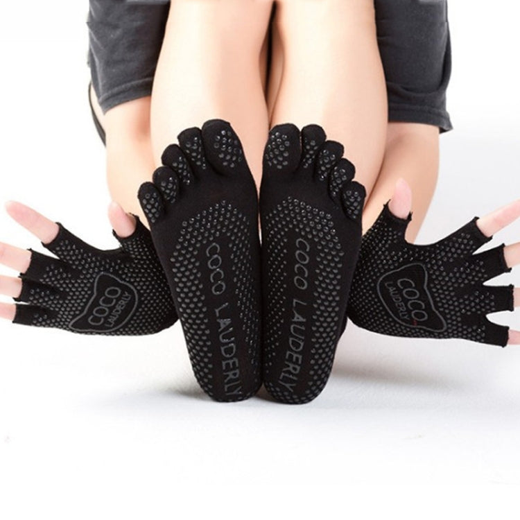 Non-slip Open Finger Yoga Sports Gloves+Five Finger Yoga Socks Set, Gloves+Socks Red, Gloves+Socks Purple, Gloves+Socks Blue, Gloves+Socks Open Toe Black, Gloves+Socks Open Toe Gray, Gloves+Socks Open Toe Red, Gloves+Socks Open Toe Purple              ...