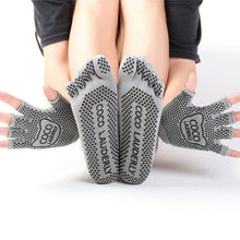 Load image into Gallery viewer, Non-slip Open Finger Yoga Sports Gloves+Five Finger Yoga Socks Set, Gloves+Socks Red, Gloves+Socks Purple, Gloves+Socks Blue, Gloves+Socks Open Toe Black, Gloves+Socks Open Toe Gray, Gloves+Socks Open Toe Red, Gloves+Socks Open Toe Purple              ...