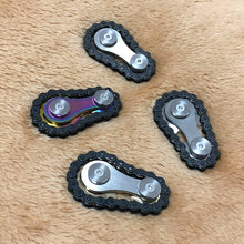 Load image into Gallery viewer, Black Chain Gyro Fingertip Gyro EDC Metal Toy Gear Sprocket Flywheel, Black Colorful, Black Gold Plated, Black Full Stainless Steel, Black Gun Plated