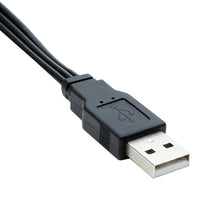 Load image into Gallery viewer, USB to 3 RCA Bus 1 Male 3 Female AV Audio Cable, 25cm, 1.5m