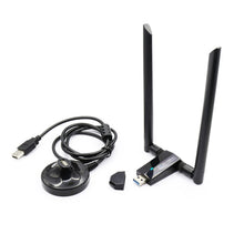Load image into Gallery viewer, 1200m Wireless Network Card 802.11AC USB3.0 Dual Frequency 2.4G/5.8G WiFi Receiver, 1200m USB3.0
