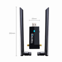 Load image into Gallery viewer, 1200m Wireless Network Card 802.11AC USB3.0 Dual Frequency 2.4G/5.8G WiFi Receiver, 1200m USB3.0