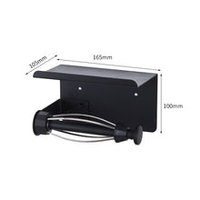 Load image into Gallery viewer, Stainless Steel Damping Paper Towel Holder Punch-free Roll Paper Storage Rack, Style 2
