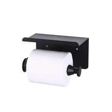 Load image into Gallery viewer, Stainless Steel Damping Paper Towel Holder Punch-free Roll Paper Storage Rack, Style 2