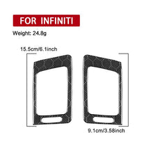 Load image into Gallery viewer, For Infiniti G35/G37/G25/Q60 2pcs /Set Universal Air Outlet Sticker For Left And Right Driving
