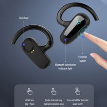 Load image into Gallery viewer, Bone Conduction Concepts Digital Display Stereo Bluetooth Earphones, Style:, Single Ear