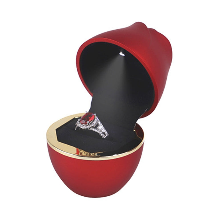 017257 Rose Shape LED Spotlight Ring Necklace Storage Box without Jewelry, Spec:, 017257 Pendant(Royal Blue), 017257 Pendant(White), 017257 Pendant(Pink), 017257 Pendant(Green), 017257 Ring(Red), 017257 Ring(Royal Blue), 017257 Ring(White)             ...