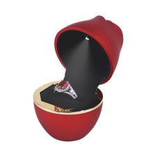 Load image into Gallery viewer, 017257 Rose Shape LED Spotlight Ring Necklace Storage Box without Jewelry, Spec:, 017257 Ring(White), 017257 Ring(Pink), 017257 Ring(Green), 017257 Pendant(Red), 017257 Pendant(Royal Blue), 017257 Pendant(White), 017257 Pendant(Pink)                   ...