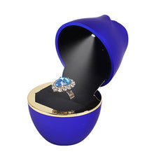 Load image into Gallery viewer, 017257 Rose Shape LED Spotlight Ring Necklace Storage Box without Jewelry, Spec:, 017257 Ring(White), 017257 Ring(Pink), 017257 Ring(Green), 017257 Pendant(Red), 017257 Pendant(Royal Blue), 017257 Pendant(White), 017257 Pendant(Pink)                   ...
