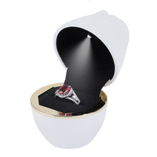 Load image into Gallery viewer, 017257 Rose Shape LED Spotlight Ring Necklace Storage Box without Jewelry, Spec:, 017257 Ring(White), 017257 Ring(Pink), 017257 Ring(Green), 017257 Pendant(Red), 017257 Pendant(Royal Blue), 017257 Pendant(White), 017257 Pendant(Pink)                   ...
