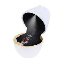 Load image into Gallery viewer, 017257 Rose Shape LED Spotlight Ring Necklace Storage Box without Jewelry, Spec:, 017257 Ring(White), 017257 Ring(Pink), 017257 Ring(Green), 017257 Pendant(Red), 017257 Pendant(Royal Blue), 017257 Pendant(White), 017257 Pendant(Pink)                   ...