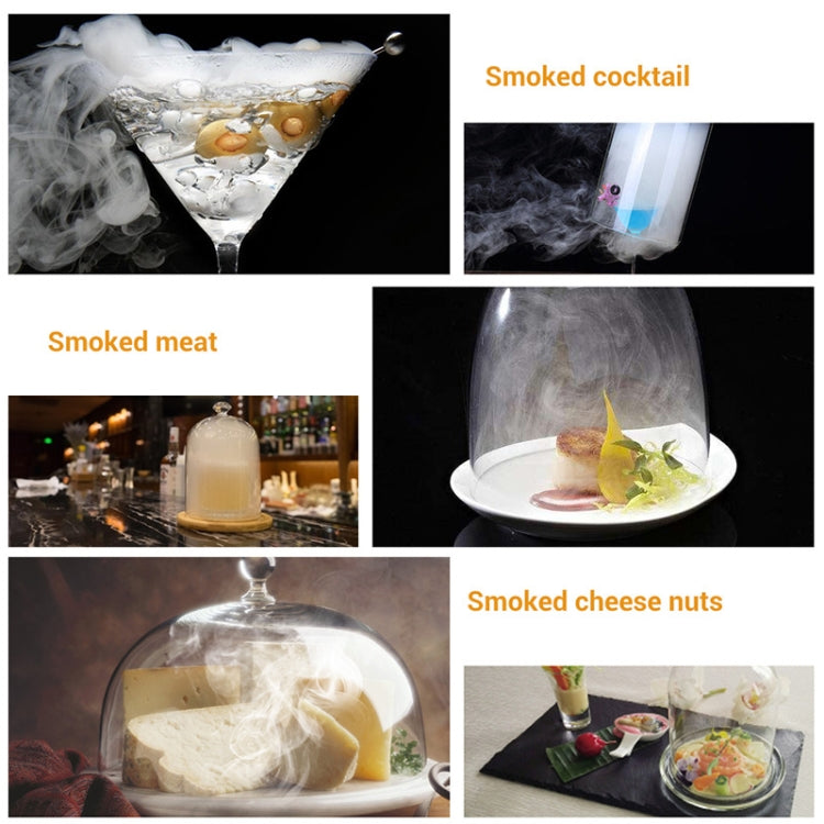 Kitchen Tool Handheld Smoke Detector Household Molecular Dishes Steak Salmon Smoker, SK303 Upgrade Model Silver, SK303 Upgrade Model Black, SK305B Black, SK305B Silver