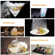 Load image into Gallery viewer, Kitchen Tool Handheld Smoke Detector Household Molecular Dishes Steak Salmon Smoker, SK303 Upgrade Model Silver, SK303 Upgrade Model Black, SK305B Black, SK305B Silver