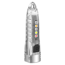 Load image into Gallery viewer, V1 Keychain Lantern Mini Light Flashlight Multifunctional Outdoor Home Flashlight, V1 Transparent White, V1 Transparent Pink