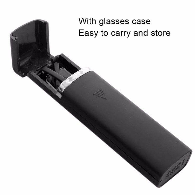 TR90 Seniors Clear Glasses With Portable Case Lightweight Presbyopic Glasses