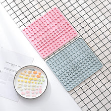 Load image into Gallery viewer, 130 Grids Silicone Mat Baking Mold Mini Pet Snacks Dog Food Baking Pan Mold Biscuit Cake Mold, Blue, Pink