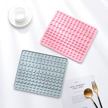 Load image into Gallery viewer, 130 Grids Silicone Mat Baking Mold Mini Pet Snacks Dog Food Baking Pan Mold Biscuit Cake Mold, Blue, Pink