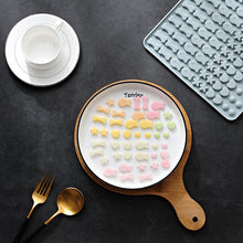 Load image into Gallery viewer, 130 Grids Silicone Mat Baking Mold Mini Pet Snacks Dog Food Baking Pan Mold Biscuit Cake Mold, Blue, Pink