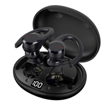 Load image into Gallery viewer, AX9 Noise Reduction Digital Display With Charging Bin Bluetooth Headset, AX9 Black