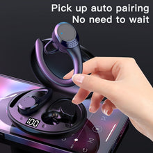 Load image into Gallery viewer, AX9 Noise Reduction Digital Display With Charging Bin Bluetooth Headset, AX9 Black
