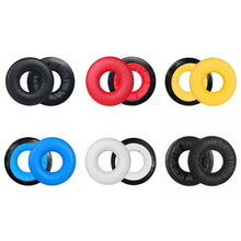 Load image into Gallery viewer, 1pair Headset Sponge Cover for Sennheiser HD25-1II/25/25SP/25SP-II, Black, Red, Yellow, Blue, White, Black Wrinkled