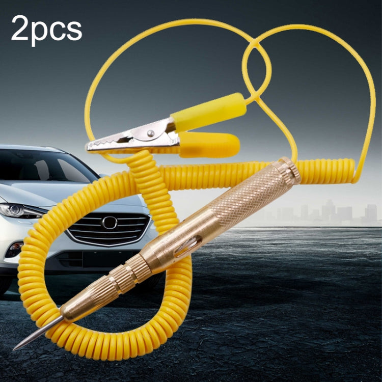 2pcs 6-24V Car Circuit Test Pen LED Multi Function Test Passing Test Light Test Light Test Pen, LED Spring Test Pen