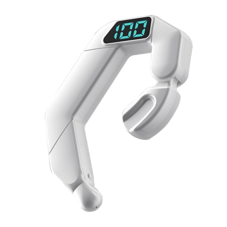 V19 Bone Conduction Digital Display Stereo Hanging Ear Sports Bluetooth Headset, V19 Green, V19 Black, V19 White, V19 Pink, V19 Blue