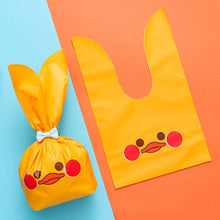 Load image into Gallery viewer, 1bag Cartoon Rabbit Ears Gift Packaging Bags Candy Baking Snowflake Cookies Bags, 10x17cm, 13x23cm