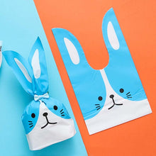 Load image into Gallery viewer, 1bag Cartoon Rabbit Ears Gift Packaging Bags Candy Baking Snowflake Cookies Bags, 10x17cm, 13x23cm