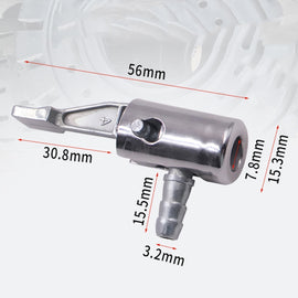 2pcs Vehicle Inflatable Pump Tube Joint Tire Mouth Gas Mouth Tube Fast Connector, Inflatable Pump Adapter, Inflatable Pump Adapter No Deflating, Inflatable Pump Adapter Relieved