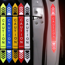 Load image into Gallery viewer, 5sets Car Opening Door Anti-Collision Safety Warning Reflector, 5sets Diamond Yellow, 5sets Fluorescent Green, 5sets Diamond White, 5sets Diamond Red, 5sets Diamond Blue