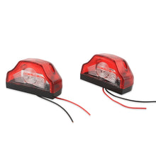 Load image into Gallery viewer, 2pcs MK-198 3LED Van / Truck / Trailer White Light License Plate Lamp, MK-198