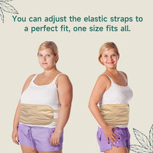Load image into Gallery viewer, Reusable Castor Oil Pack For Liver Detox &amp; Comfort Sleep Fit(No Castor Oil), Waist Khaki, Waist White, Waist  Pink