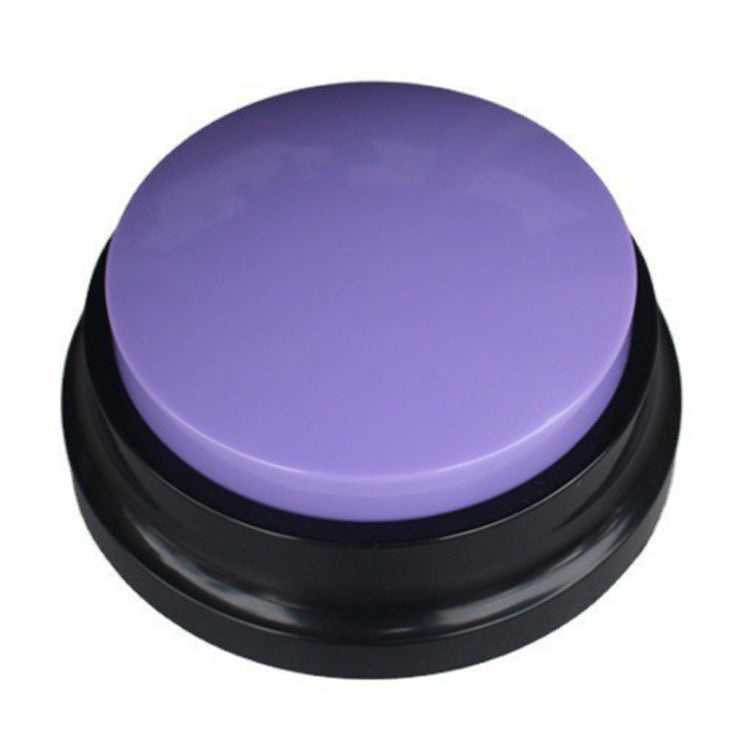 Pet Communication Button Dog Vocal Box Recording Vocalizer, Style: Recording Model, Green, Purple, Red, Orange, Rose Red, Pink, Yellow, Lake Blue, White, Dark Blue, Light Blue
